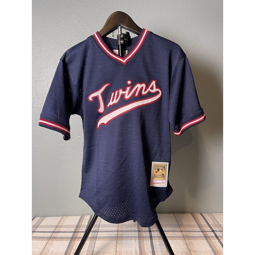 Mitchell & Ness Youth Kirby Puckett Minnesota Twins 1985 Pullover Jersey Medium